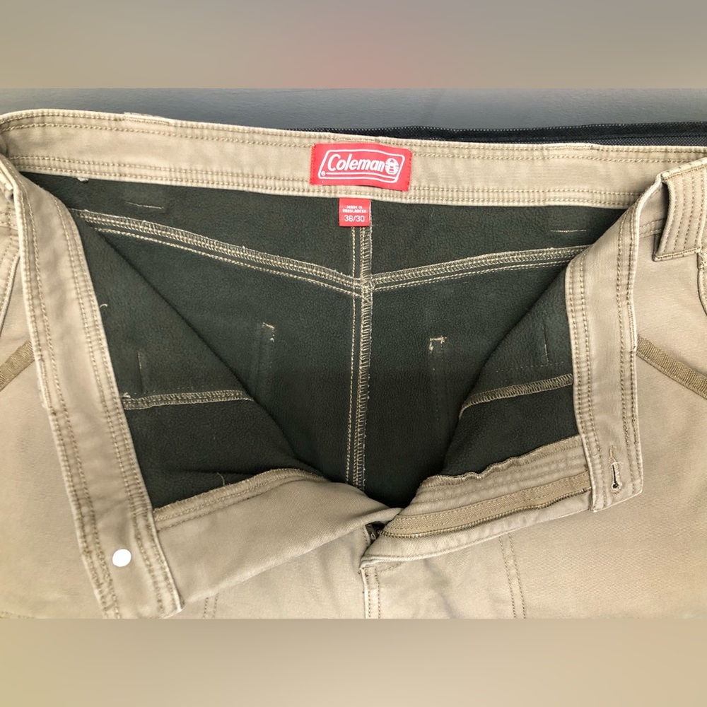 Coleman Olive Green and Khaki Pants